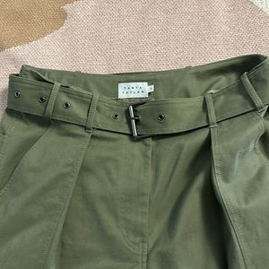 Tanya Taylor Olive Green Cargo Pants